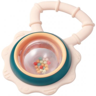 BabyOno Chrastítko a kousátko Kytka – Zboží Mobilmania