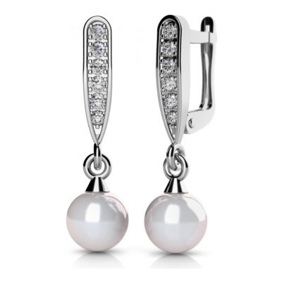 Couple elegantní Julia II bílé zlato s perlami a zirkony 4585080-0-0-91