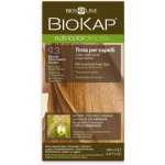 Biokap NutriColor permanentní barva na vlasy s arganovým olejem 9.3 Blond zlatá světlá barva na vlasy 140 ml – Zbozi.Blesk.cz