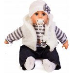 Doris Mluvící s dudlíkem šedá ve vestě – Zboží Dáma