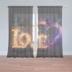 Záclony Love: 2 ks - 150x250 cm - Sablio – Hledejceny.cz
