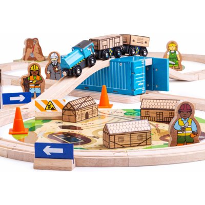 Bigjigs Rail Vláčkodráha Stavba Bigjigs Rail – Sleviste.cz