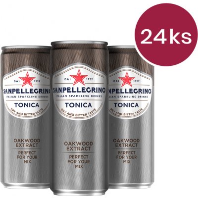Sanpellegrino Tonic plech 24 x 330 ml – Zboží Mobilmania