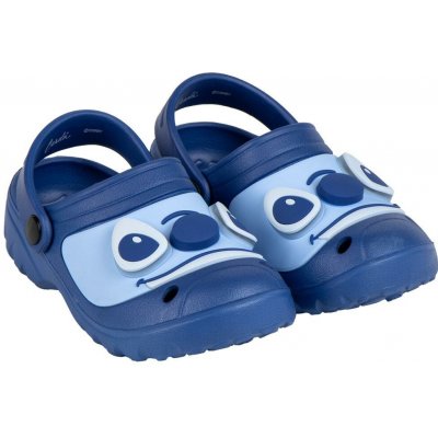 Cerdá Pantofle gumové s páskem Stitch tmavě modré – Zboží Dáma