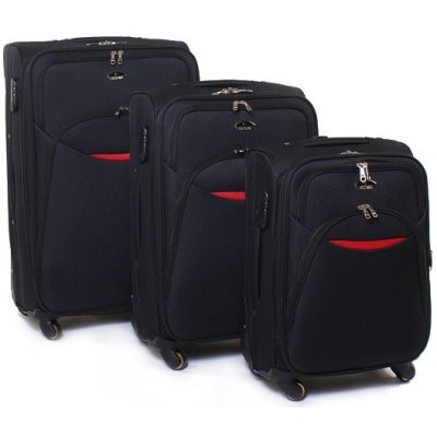 Lorenbag Suitcase 013 černá 40 l 60 l 90 l – Zboží Mobilmania