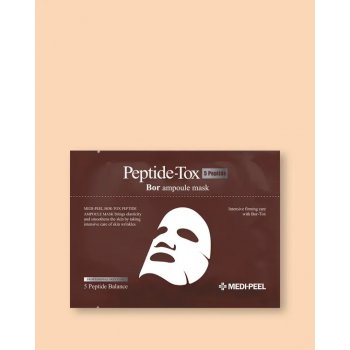 Medi-Peel Peptide Tox-Bor Ampoule Mask Látková liftingová pleťová maska 30 ml