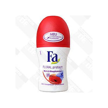 Fa Floral Protect Poppy & Bluebell Woman roll-on 50 ml