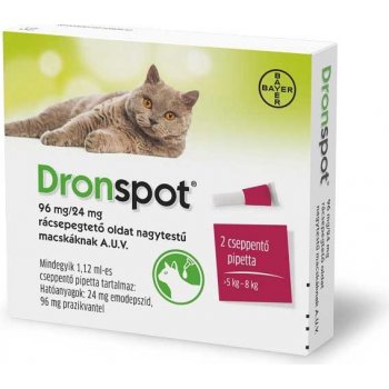 Dronspot Spot-on Cat 96 / 24 mg 2 x 1,12 ml