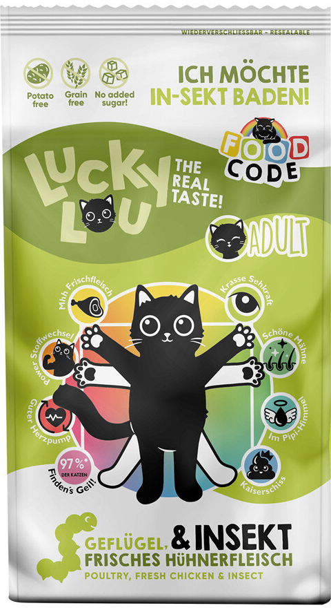 Lucky Lou Adult drůbež a hmyz 2 x 0,34 kg