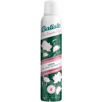 Batiste Naturally Bamboo & Gardenia suchý šampon pro absorpci přebytečného mazu a pro osvěžení vlasů 200 ml – Hledejceny.cz