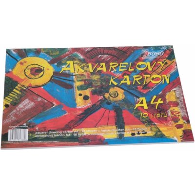 BOBO Akvarelový karton A4 – Zboží Mobilmania