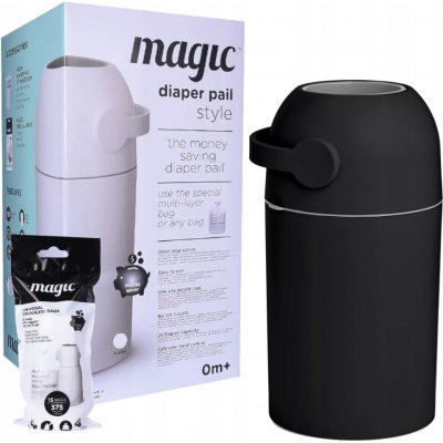 Magic Koš na použité pleny Majestic Sáčky Černá – Zbozi.Blesk.cz