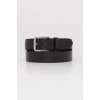 Pásek Calvin Klein Jeans pánský pásek Classic Flat Lthr belt Aop K50K511518 Hnědá
