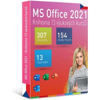 GOPAS Microsoft Office 2021 - Knihovna 13 výukových kurzů, CZ – Zboží Mobilmania