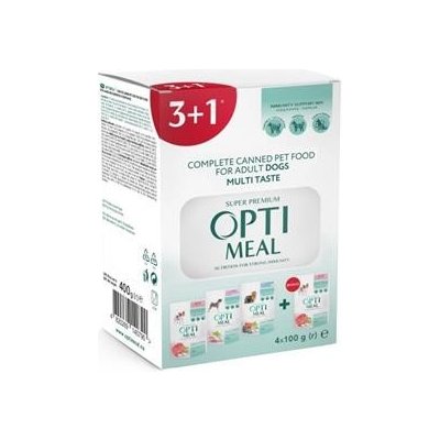 Optimeal pro psa losos/borůvka v omáčce 4 x 100 g – Hledejceny.cz
