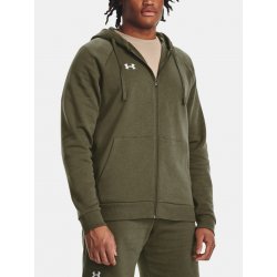 UA Rival Fleece FZ Hoodie Mikina Under Armour Zelená