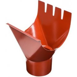 Probau Okapový kotlík systémový ø 125/87 mm ocel červený
