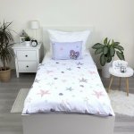 Jerry Fabrics povlečení do postýlky Lilo and Stitch Purple baby 100 x 135 cm 40 x 60 cm – Zboží Mobilmania