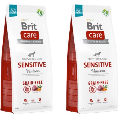 Brit Care Grain-free Sensitive Venison 2 x 12 kg – Zboží Mobilmania