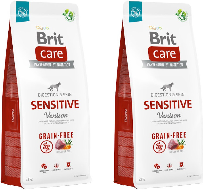 Brit Care Grain-free Sensitive Venison 2 x 12 kg