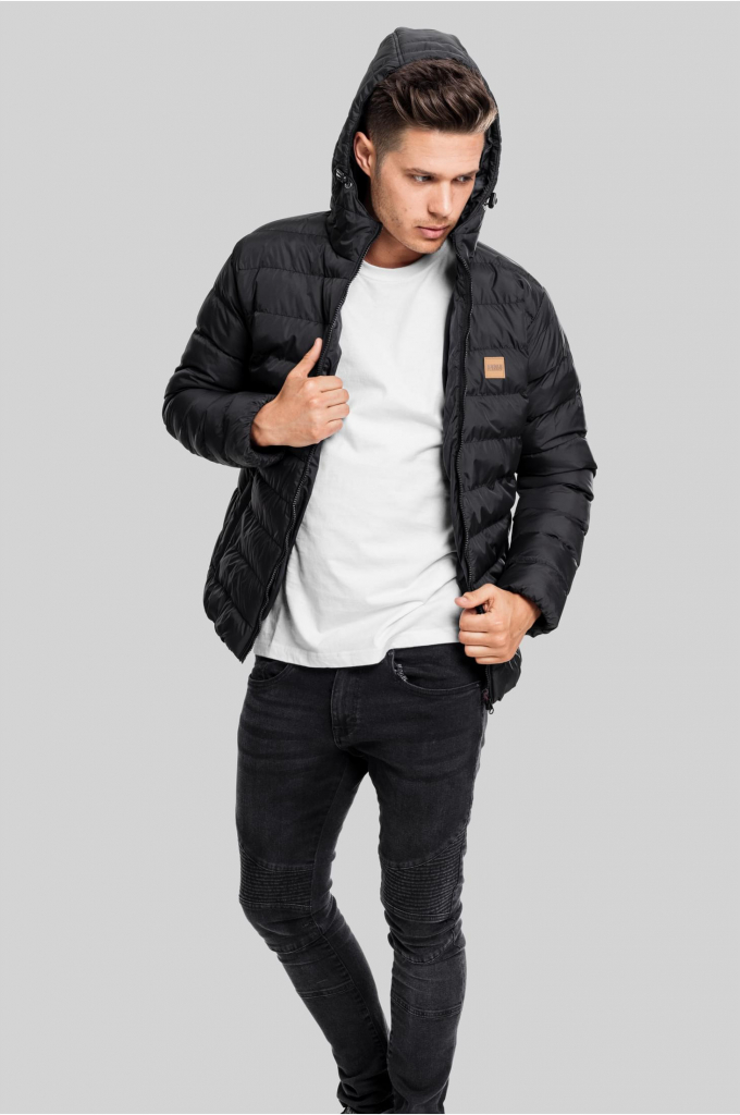 Urban Classics Basic Bubble Jacket blkblkblk