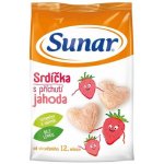 SUNÁREK Dětský snack jablkové kroužky 50 g – Sleviste.cz