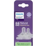 Philips Avent Natural Response savička SCY965/02 průtok 5 rychlý transparentní 2 ks – Hledejceny.cz