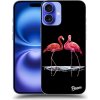 Pouzdro a kryt na mobilní telefon Apple Picasee Ultimate Case pro Apple iPhone 16 Plus - Flamingos couple