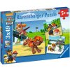 Puzzle Ravensburger Tlapková Patrola Psí tým 3 x 49 dílků