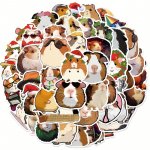 Set 50 samolepek křeček - morče – Zboží Živě