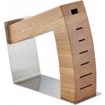 Stojan na nože Rösle 11 cm, hnědé dřevo – Zboží Dáma