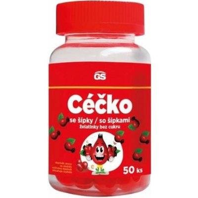 GS Céčko se šípky želatinky bez cukru 50ks – Hledejceny.cz