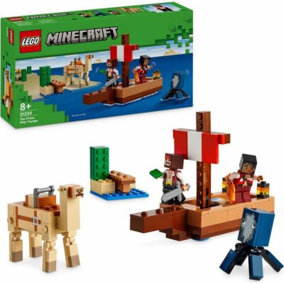 LEGO® Minecraft 21259 Plavba na pirátské lodi – Hledejceny.cz
