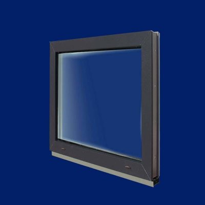 DOMO-OKNA Fixní okno bílé 80x80 cm (800x800 mm) – Sleviste.cz