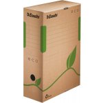 Esselte Eco archivační krabice přírodní hnědá A4 100 mm – Zboží Živě