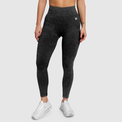 Dámské legíny Iron Aesthetics Faded washed black Černá – Sleviste.cz