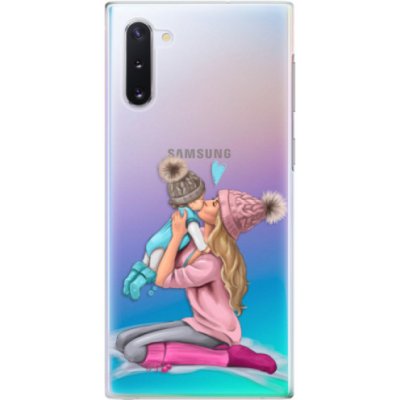 Pouzdro iSaprio - Kissing Mom - Blond and Boy - Samsung Galaxy Note10