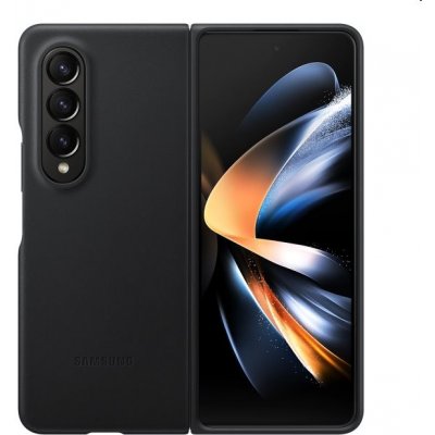 Pouzdro Standing Leather Cover Samsung Galaxy Z Fold4, černé – Zboží Mobilmania