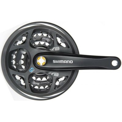 SHIMANO Střed Altus M311 170mm 42/32/22z. 7/8-k. černý s krytem na čtyřhran – Zboží Dáma