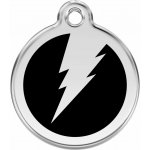 Red Dingo známka Flash Black Blesk černý M 30 mm – Hledejceny.cz