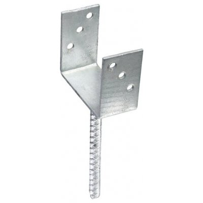 Patka sloupku U 81x60x100mm tl.4mm trn 18x200mm ZN – Zboží Dáma