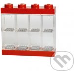 LEGO® vitrínka na 8 minifigurek červená – Zboží Dáma