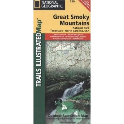 Great Smoky Mountines turistická mapa – Zbozi.Blesk.cz