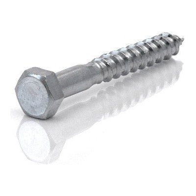 Vrut do dřeva DIN 571 8 x 260 ZB se šestihranou hlavou / balení 25 ks – Zboží Mobilmania