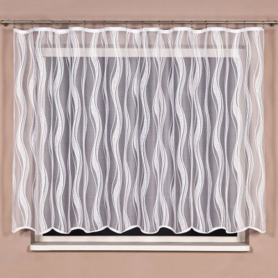Olzatex kusová záclona PARADISA jednobarevná bílá, výška 150 cm x šířka 330 cm (na okno) – Zbozi.Blesk.cz
