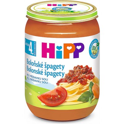 HiPP BIO Špagety v boloňské omáčce 6 x 190 g