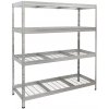 Skladový regál AR Shelving Wire Mesh 180 × 180 × 60 cm TRM18S406KHKFZTG00