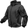 Army a lovecká bunda, kabát a blůza Bunda Rothco Special OPS Tactical softshell černá