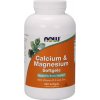 Vitamín a minerál NOW Calcium & Magnesium with Vitamin D-3 and Zinc 240 softgelových kapslí