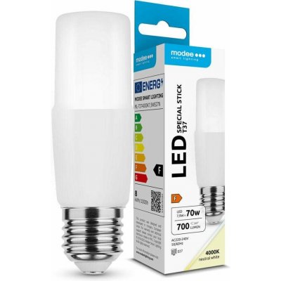 ML-T374000K7,9WE27N Modee Lighting LED Special Stick T37 7,9W E27 4000K 700 lumen ERP – Hledejceny.cz